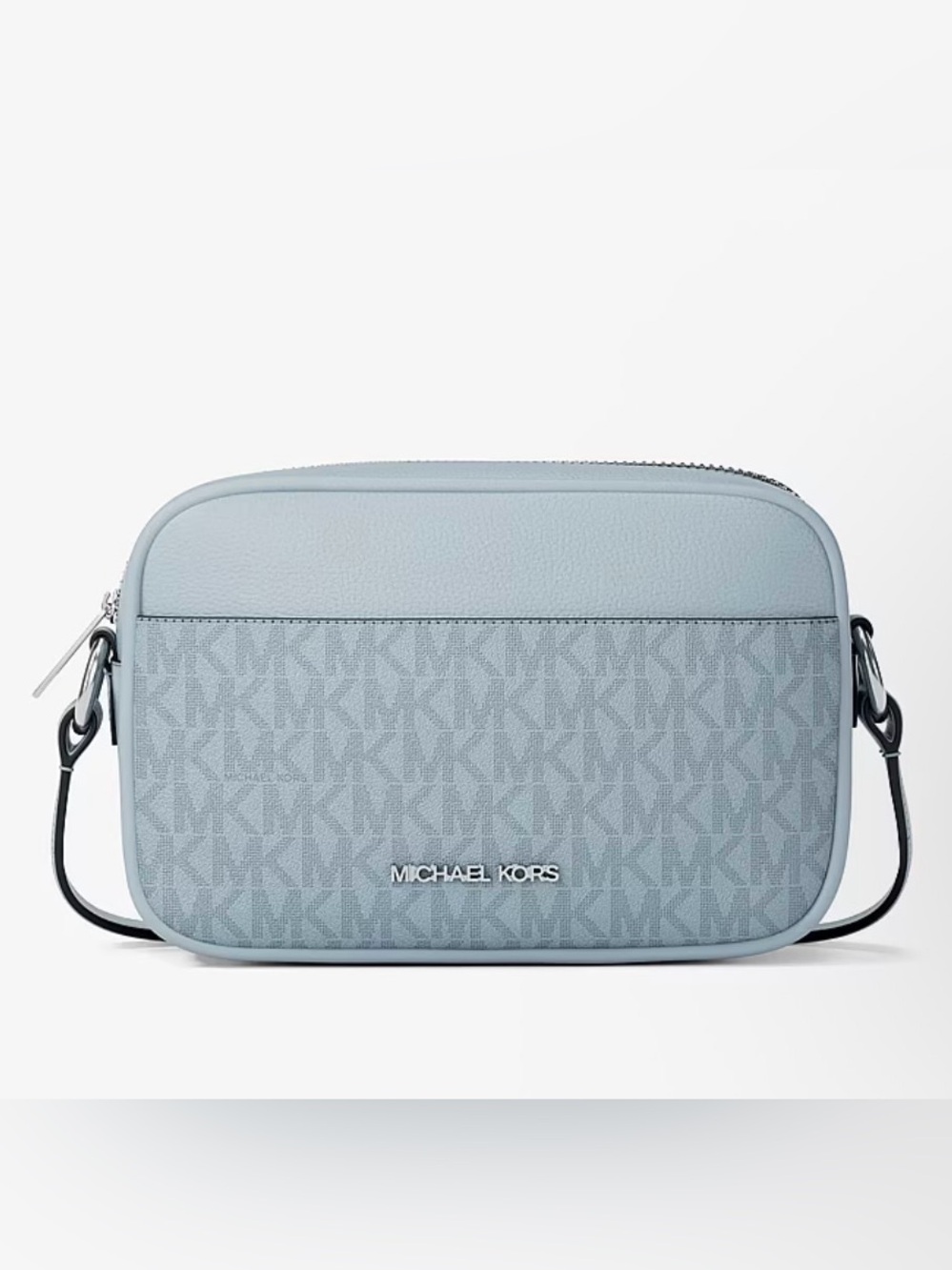 Michael Kors Jet Set Blue MK Logo Shoulder Bag NWT